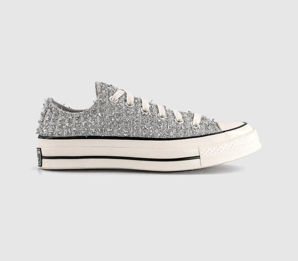 Converse All Star Ox 70 S Trainers Barely Grey Egret Black
