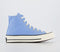 Odd Sizes - Converse All Star Hi 70's Brisk Blue Egret Black - UK Sizes Right 5/Left 6