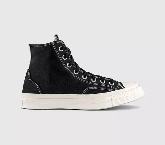 Converse All Star Hi 70 S Trainers Total Eclipse Egret Light Grey