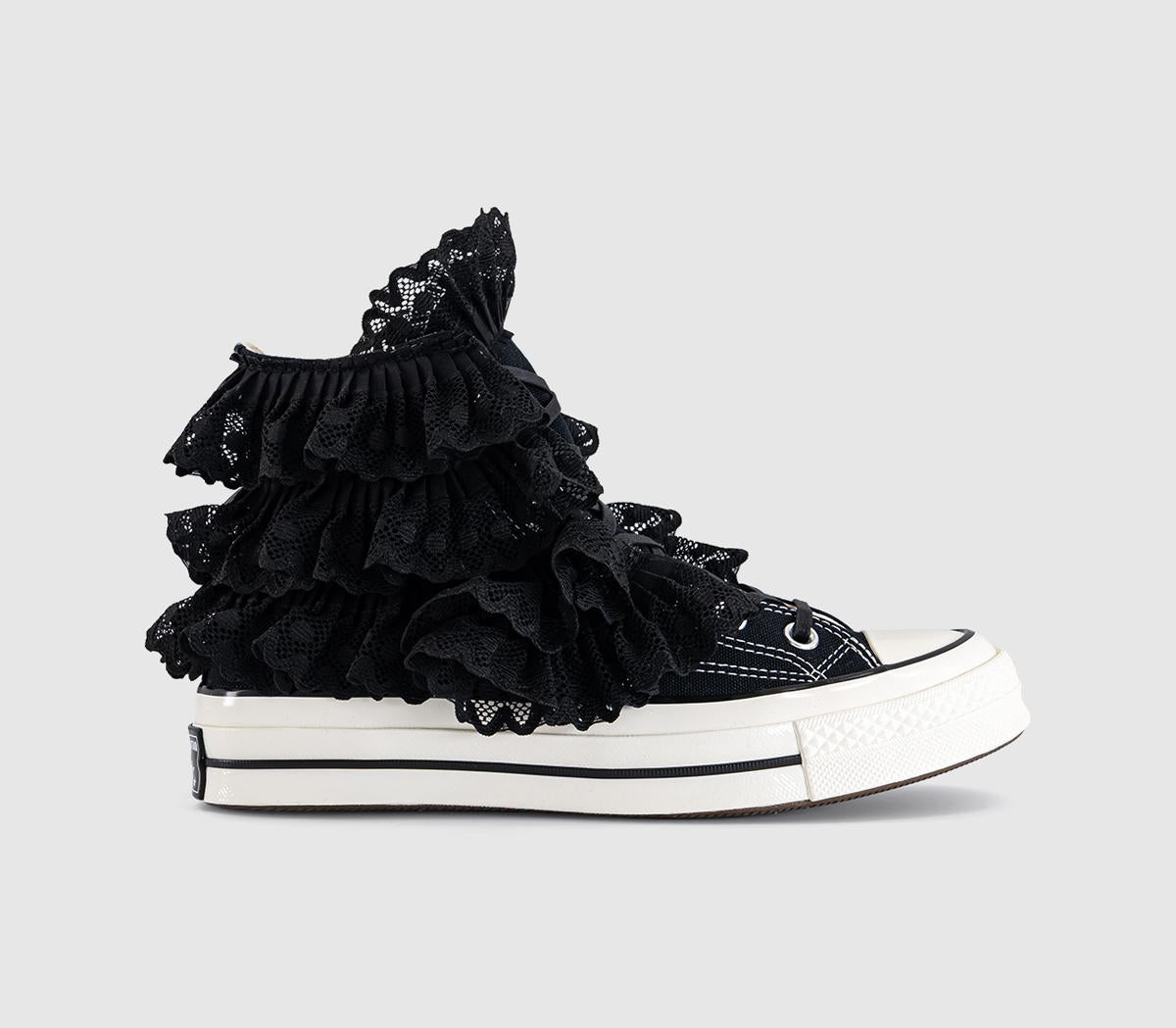 Converse All Star Hi 70s Trainers Black Crochet Ltd