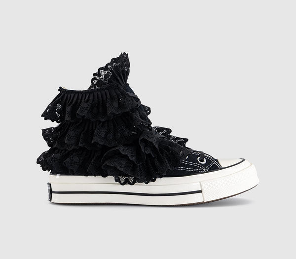 Converse All Star Hi 70s Trainers Black Crochet Ltd