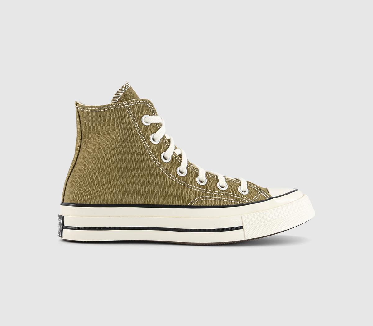 Converse All Star Hi 70 S Trainers Khaki Core Egret Black