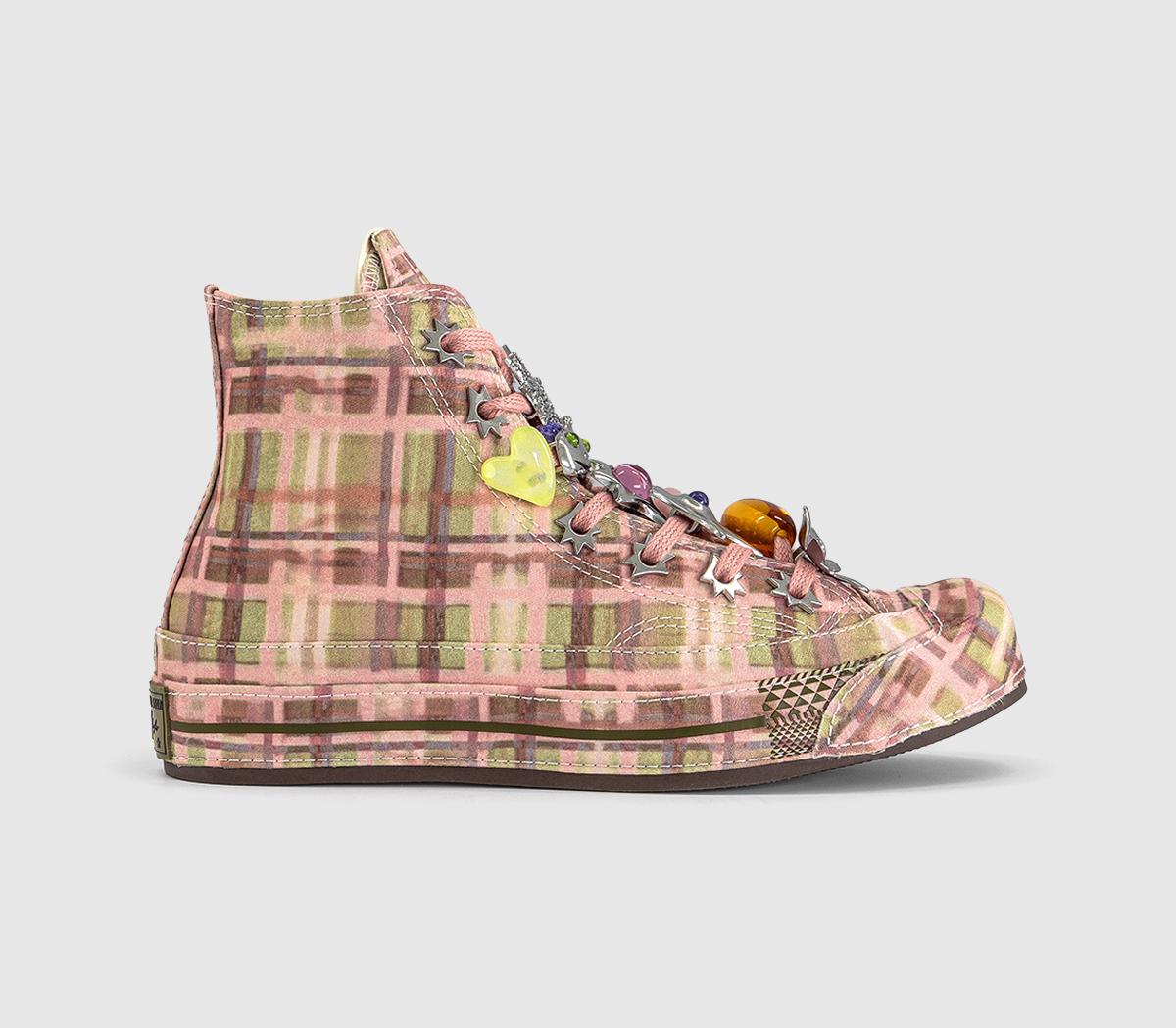 Converse All Star Hi 70 S Trainers Collina Strada Mellow Rose Fir Green Spinach Green
