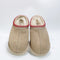 Womens UGG Tasman II Slippers Sand Dark Cherry UK Size 5