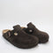 Womens BIRKENSTOCK Boston Clogs Mocca Suede UK Size 5.5 EU39