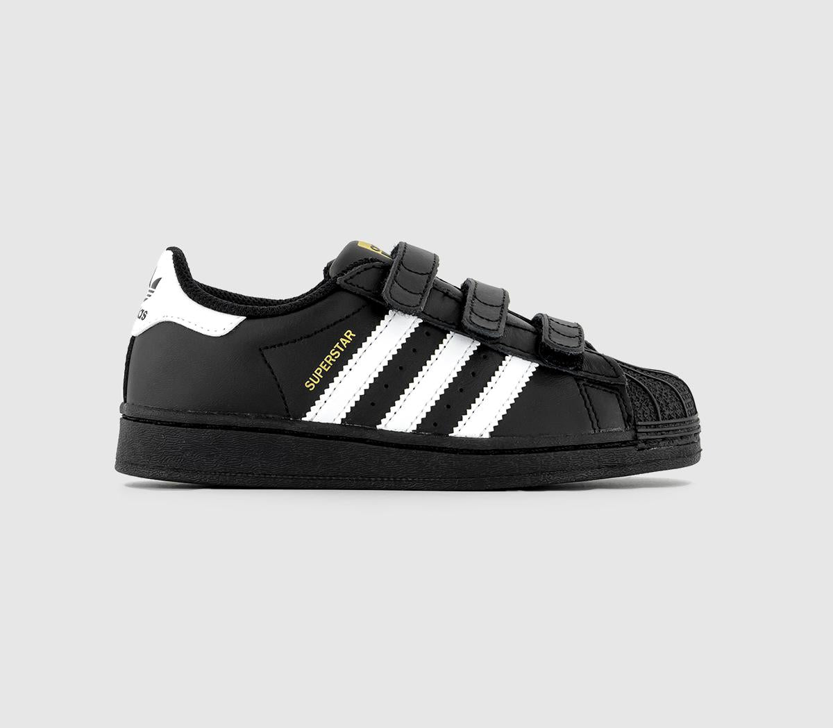 Kids adidas Superstar Kids 102 Black White Black