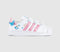Kids adidas Superstar Disney Kids Trainers White Light Pink Aquamarine