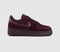 Nike Air Force 1 Lo W Trainers Burgundy Crush Burgundy Crush Black - OFFCUTS SHOES by OFFICE