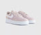 Nike Air Force 1 Lo W Trainers Silt Red White Pink Foam Metallic Gold