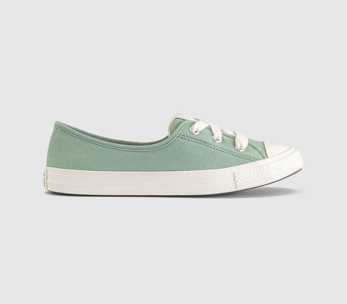 Converse Ctas Ballet Lace Trainers Thyme Again Egret Flower
