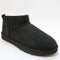 Womens UGG Classic Ultra Mini Boots Black UK Size 8