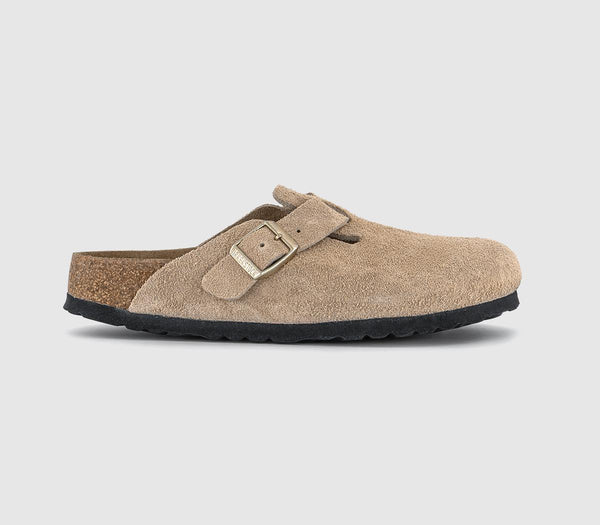 Womens BIRKENSTOCK Boston Clogs Sandcastle Suede UK Size 3.5 EU36