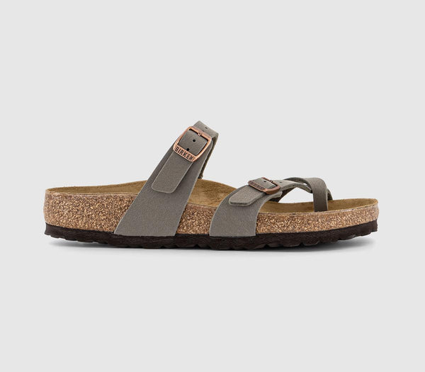 Womens Birkenstock Mayari Cross Strap Sandal Stone