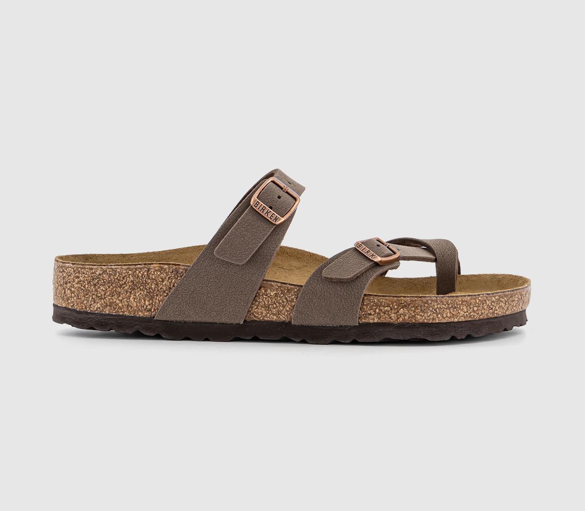 Womens Birkenstock Mayari Cross Strap Sandal Mocha