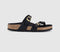 Womens BIRKENSTOCK Mayari Cross Strap Sandals Black Amalfi Leather