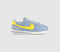  Nike Cortez Trainers Light Armory Blue Lightening Sail Uk Size 5.5