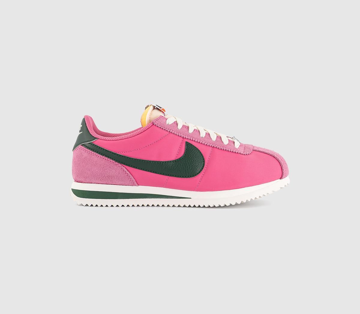 Nike Cortez Trainers Pinksicle Fir Sail White