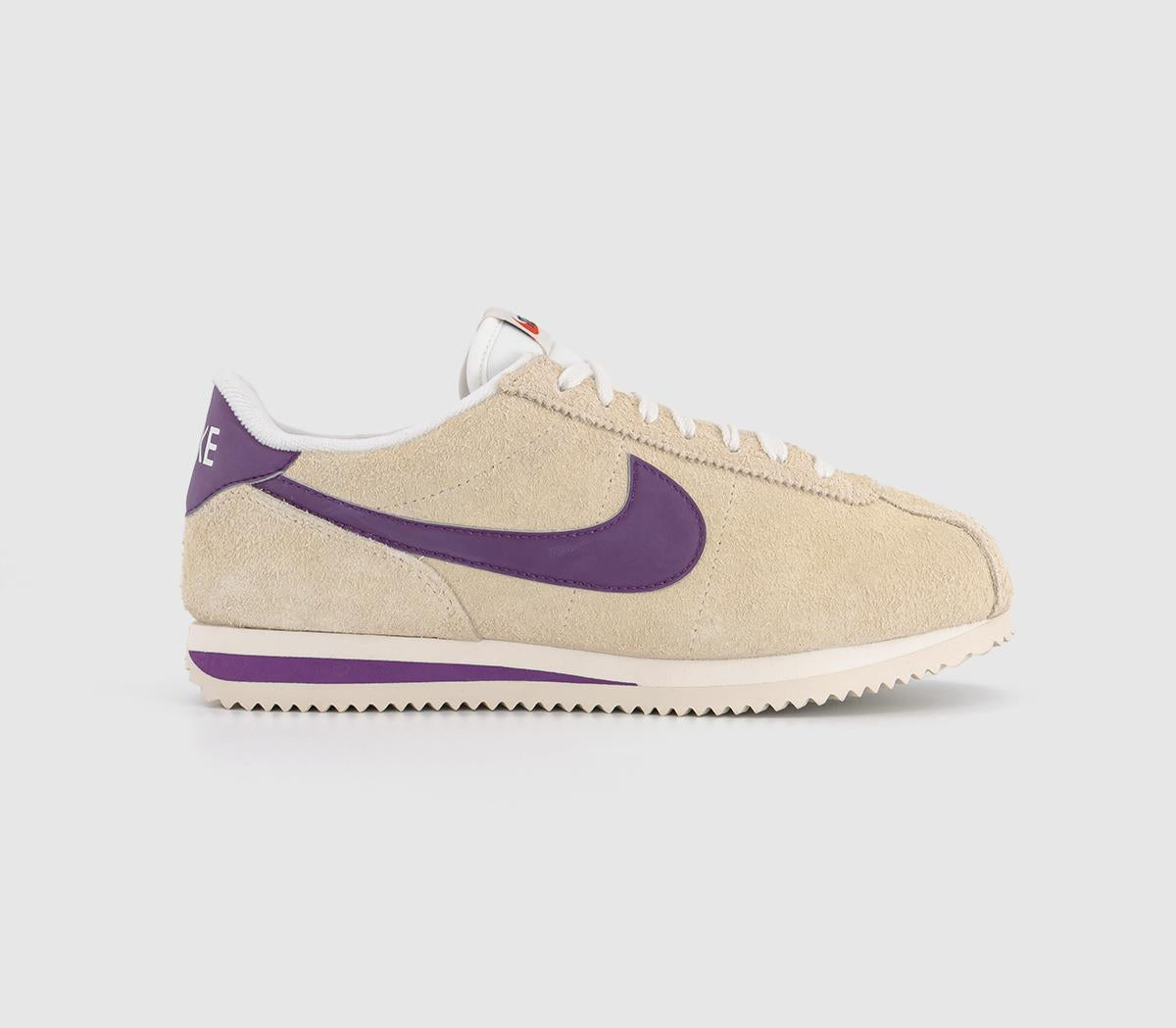 Nike Cortez Muslin Viotech Coconut Milk Black Team Orange Sail Uk Size 5