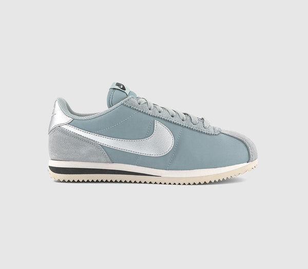 Nike Cortez Light Pumice Metallic Silver Uk Size 7