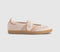 adidas Samba Jane Ballet Trainers Wonder Quartz Halo Blush Gold Metallic UK Size 7.5