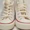 Converse All Star Hi Trainers Heart Vintage White Egret UK Size 5