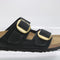 Womens BIRKENSTOCK Arizona Big Buckle Sandals Black Nubuck UK Size 5.5 EU39