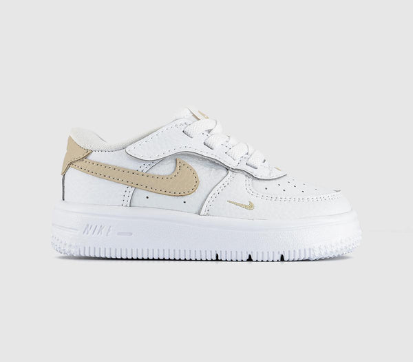 Kids Nike Air Force 1 Infant Trainers White Rattan UK Size 9.5 infant