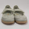 adidas Samba Jane Ballet Trainers Halo Green Warm Vanilla Gold Metallic UK Size 4