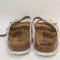 Womens BIRKENSTOCK Arizona Two Strap Sandals Antique White Nubuck UK Size 5.5 EU39
