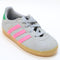 Kids adidas Gazelle 2 Infant Trainers Halo Silver Pink Green UK Size 8infant