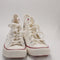 Converse All Star Hi Trainers Heart Vintage White Egret UK Size 6