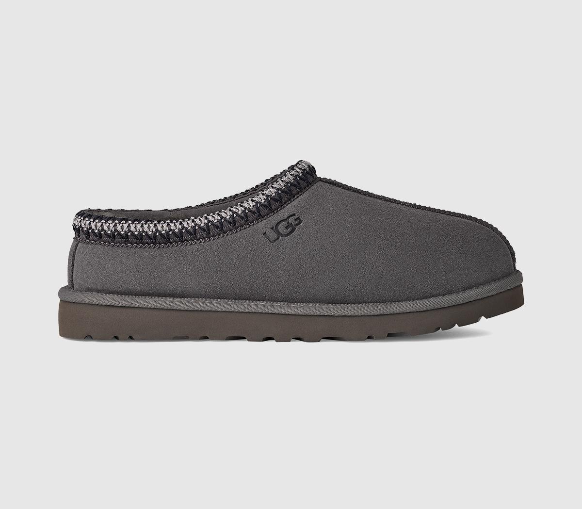 Mens UGG Tasman II Slippers Dark Grey UK Size 8