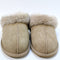 Womens UGG Scuffette II Metal Logo Slippers Mushroom UK Size 5