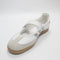 adidas Samba Jane Ballet Trainers White Silver Metallic Gum UK Size 6