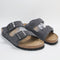 Womens BIRKENSTOCK Arizona Two Charcoal Suede UK Size 7.5 EU41