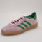 adidas Handball Spezial Trainers Clear Pink Green Gold Metallic UK Size 5.5
