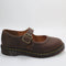 Womens Dr. Martens Floral Maryjanes Dark Brown Crazy Horse UK Size 7