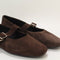 Womens Vagabond Shoemakers Jolin Mary Janes Coffee Suede UK Size 5
