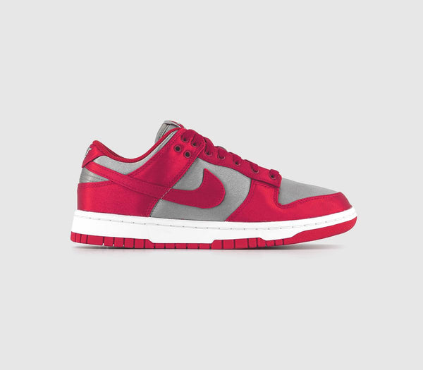 Odd Sizes - Nike Dunk Low Medium Grey Varsity Red White - UK Sizes Right 6/Left 5