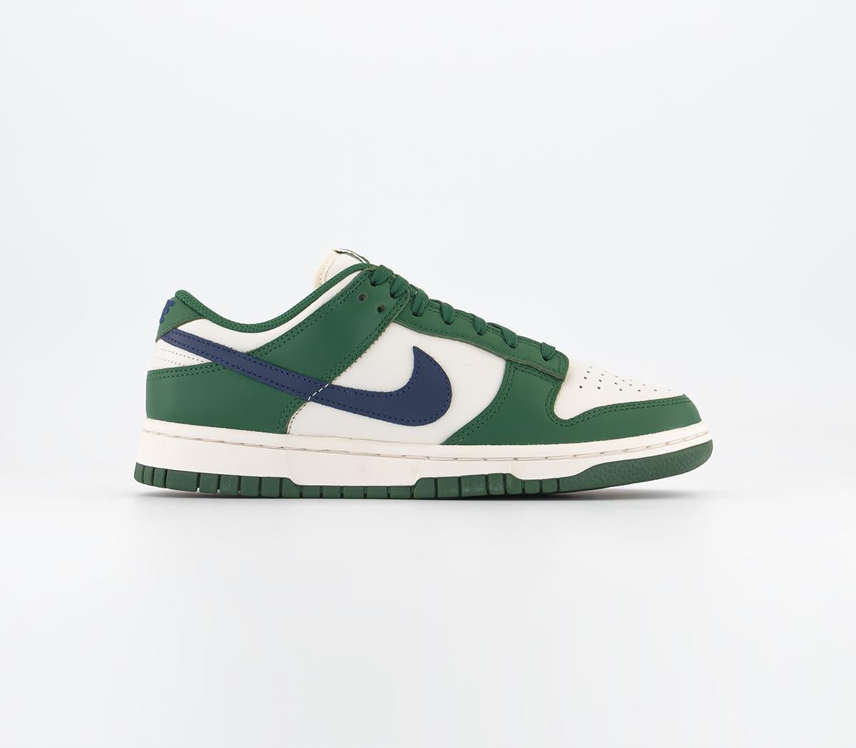 Odd Sizes -  Nike Dunk Low Gorge Green Midnight Navy Phantom - UK Sizes Right 4/Left 5