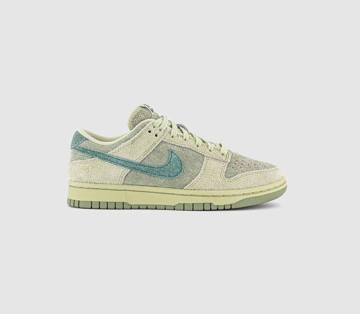 Nike Dunk Low Trainers Olive Aura Bicoastal Oil Green