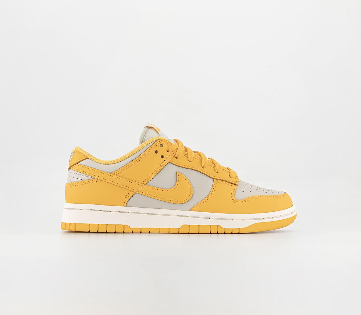 Odd Sizes - Nike Dunk Low Light Bone Citron Pulse Sail - UK Sizes Right 5/Left 5.5