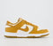 Odd Sizes - Nike Dunk Low Phantom Gold Suede White Volt - UK Sizes Right 6/Left 5