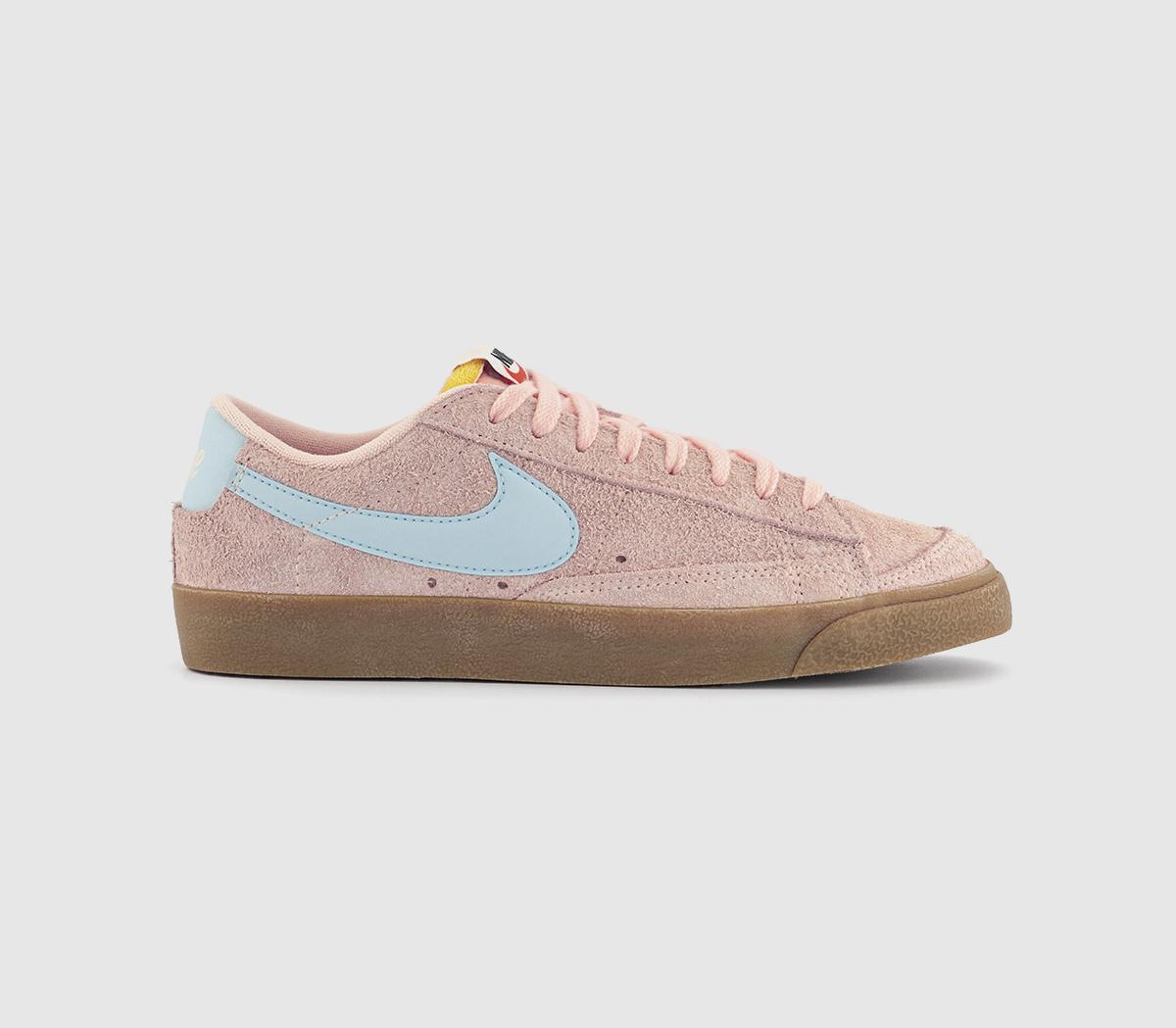 Nike Blazer Low Vintage Trainers Crimson Tint Glacier Blue