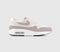 Nike Air Max 1 Trainers White Platinum Violet Phantom White