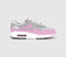 Nike Air Max 1 Metallic Platinum Pink Rise Flat Pewter