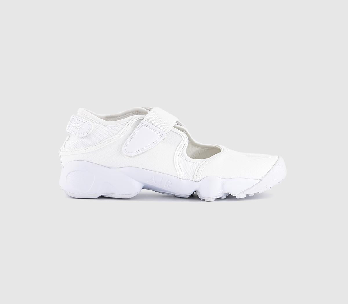 Nike Air Rift Trainers White White Pure Platinum Uk Size 7.5