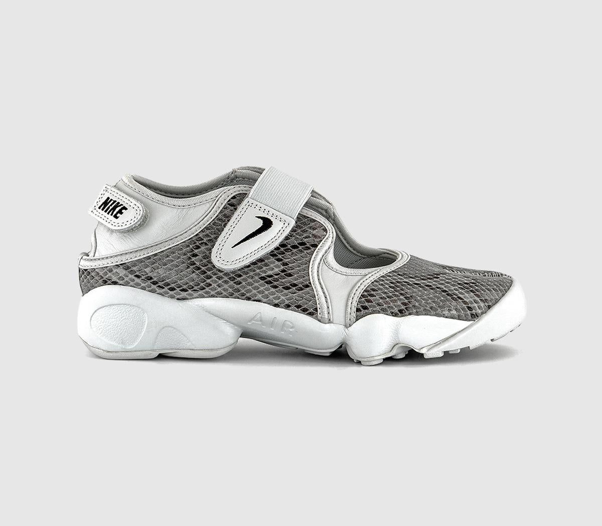 Womens Nike Air Rift Trainers Photon Dust Black - OFFCUTS SHOES by OFFICE