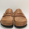 Womens BIRKENSTOCK Naples Wrapped Clogs Cognac Leather UK Size 5.5 EU39