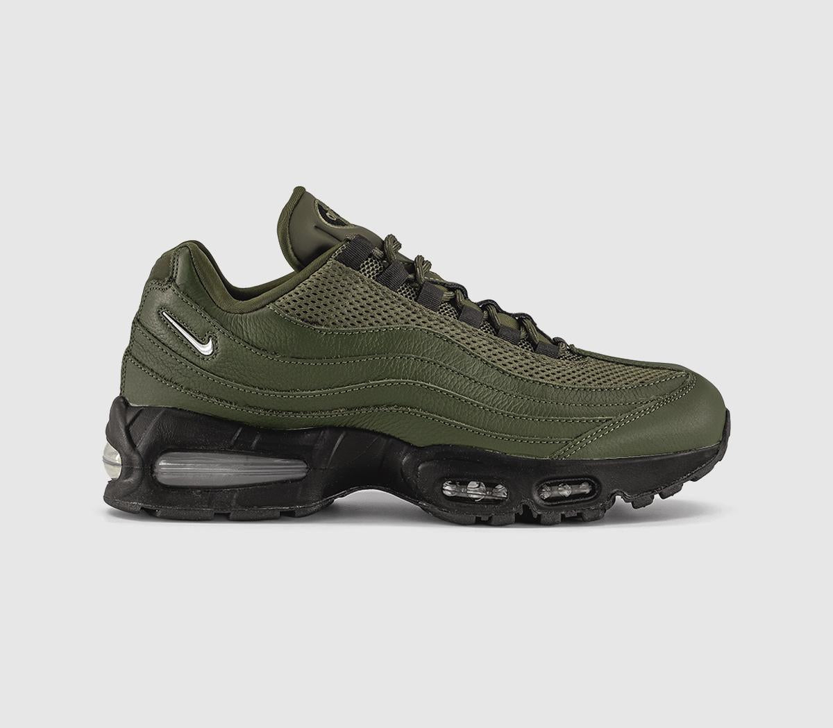 Nike Air Max 95 Trainers Cargo Khaki Meduim Olive Black